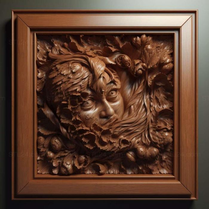 Patterns and decorations (FRAMED 2, PATTERN_2462) 3D models for cnc